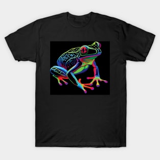 Neon Tree Frog Art T-Shirt